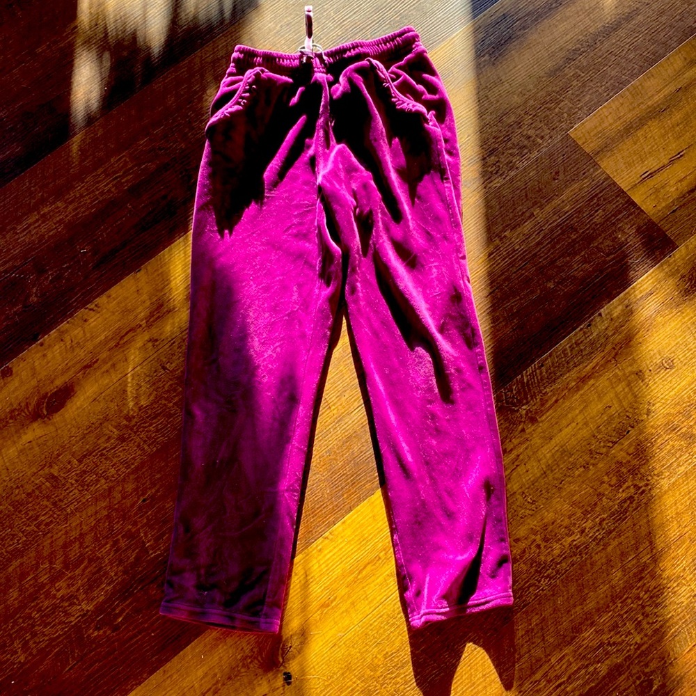 Wonder Nation fuzzy Purple Sweatpants
